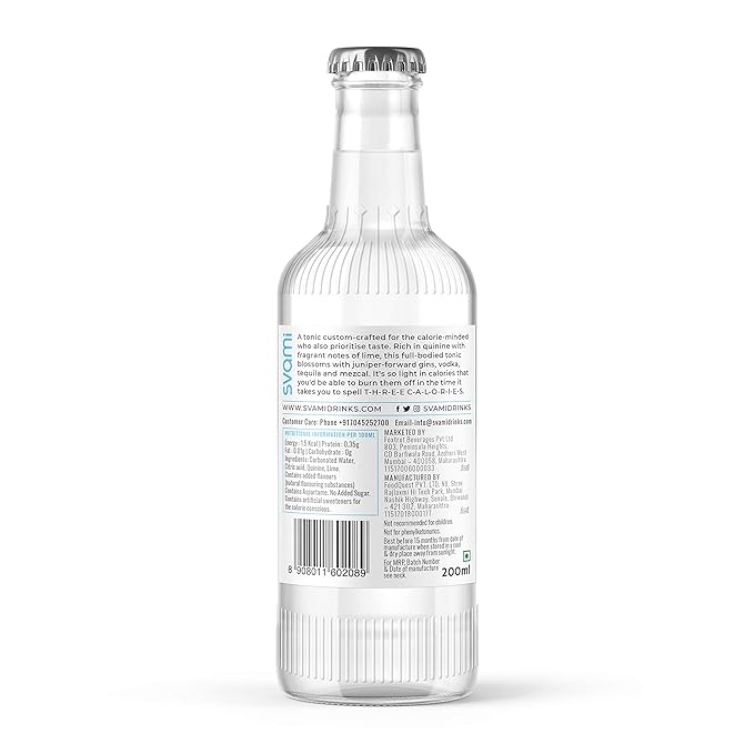 Svami 3 Cal Tonic Water  - 200 ml
