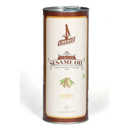 Chekko Virgin Sesame Oil 1 Ltr - FromIndia.com