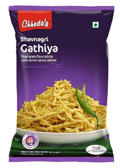 Chheda's Bhavnagri Gathiya Fried Gram Flour Sticks - 170 g