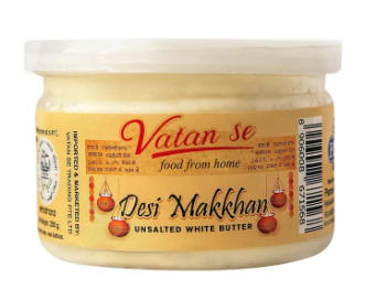 Vatan Se  Fresh Unsalted White Butter (Desi Makkhan) - 200  g (Chilled)