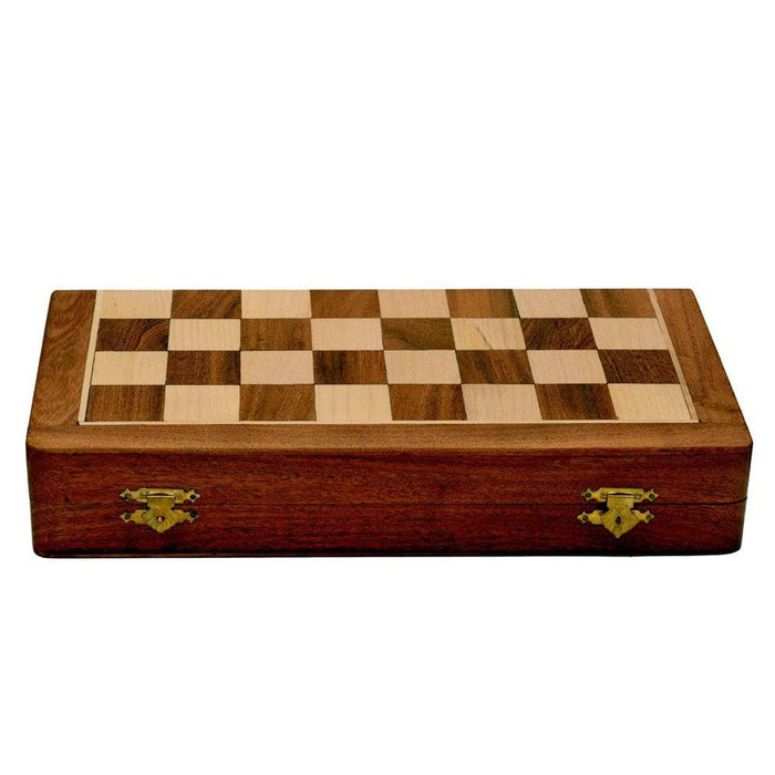 Ethinicpip Wooden Handcrafted Folding Chess - 1 pc