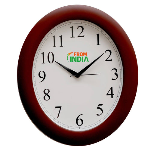 Wooden Style Wall Clock - FromIndia.com