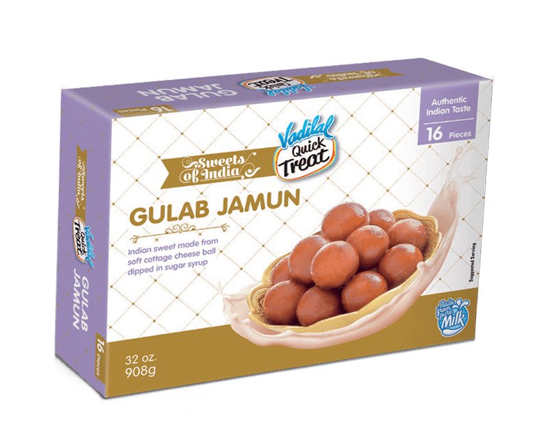 Vadilal Premium Gulab Jamun (Chilled) - 908 g (16 pcs)