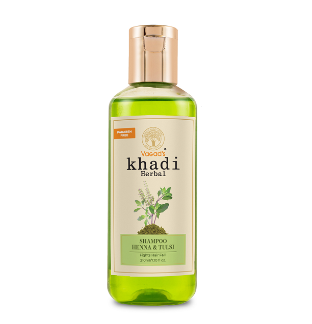 Vagad's Khadi Henna & Tulasi Herbal Shampoo - 200 ml