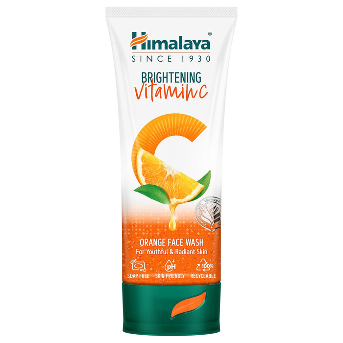 Himalaya Brightening Vitamin C Orange Face Wash - 100 ml