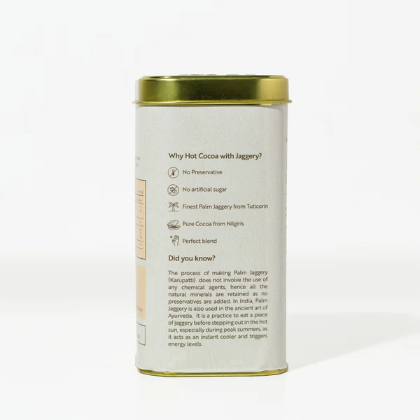 The Divine Foods Natural Hot Cocoa Powder with Palm Jaggery - 200 g