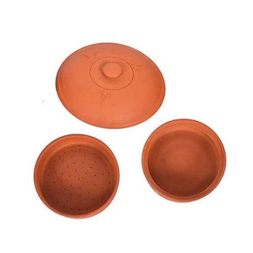 Terracotta sprout box (2 container with lid) - FromIndia.com