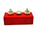 Silver and Gold Plated Brass Haldi Kumkum set-Jaipur ace - FromIndia.com