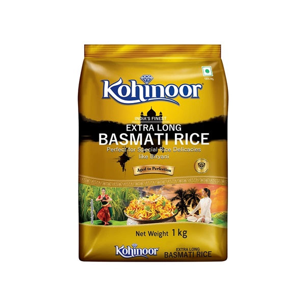 KOHINOOR Extra Long Basmati Rice (Gold) - 1 Kg