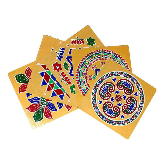 Kolam Sticker Color Medium - 2 x Set of 3