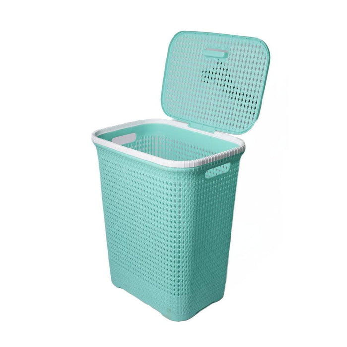 Laundry Bin With Lid Rectangle - 1 Pc