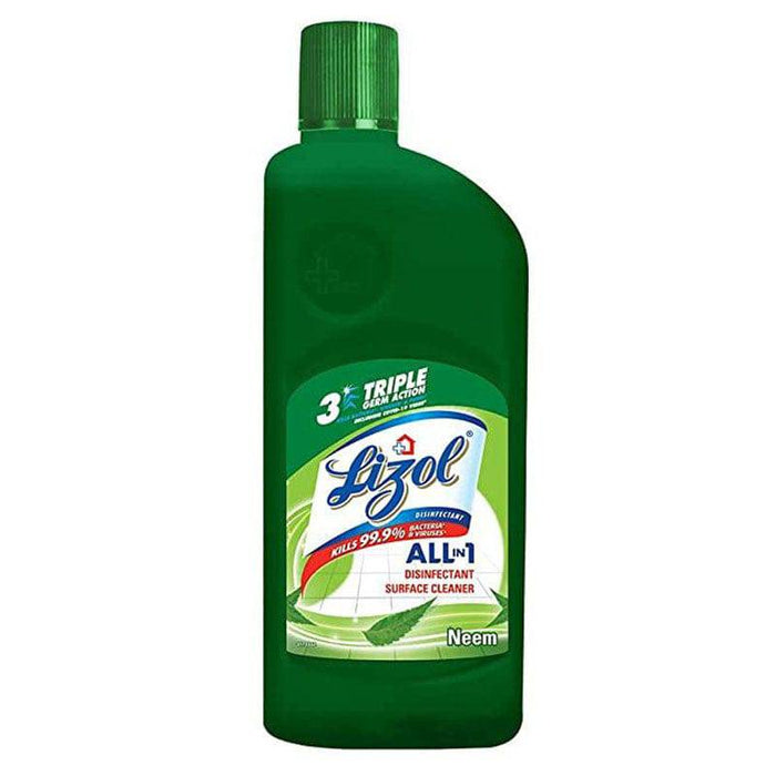 Lizol Disinfectant Surface & Floor Cleaner Liquid Neem - 500 ml