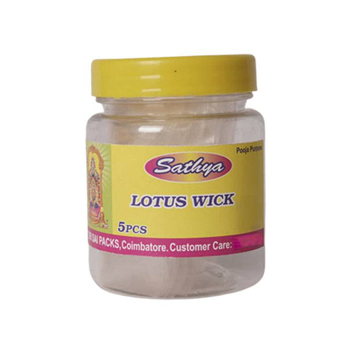 Sathya Lotus wicks Thread - Set Of 5