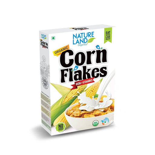 Natureland Organics Corn Flakes 200gm - FromIndia.com