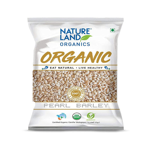 Natureland Organics Pearl Barley 500gm - FromIndia.com