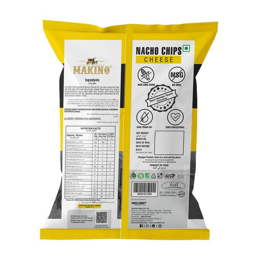 Makino Nacho Chips Cheese-100 gm - FromIndia.com
