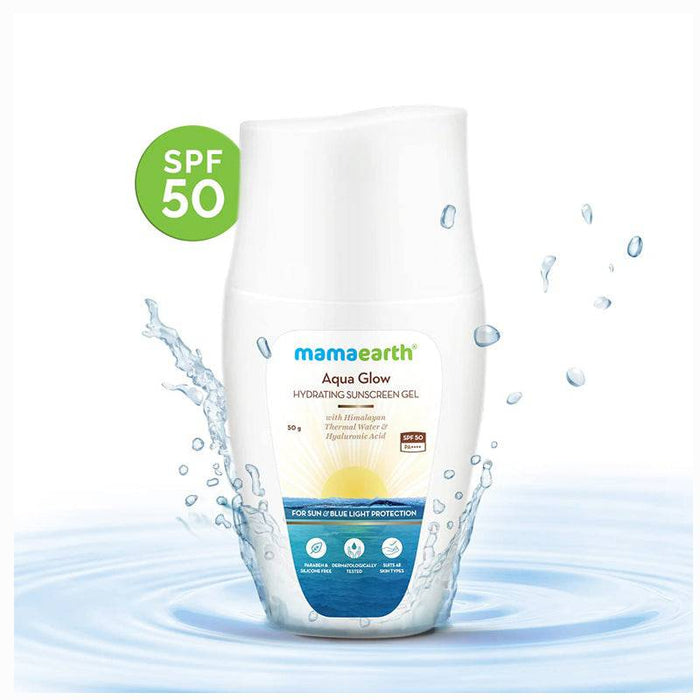Mamaearth Aqua Glow Sunscreen - 50 g