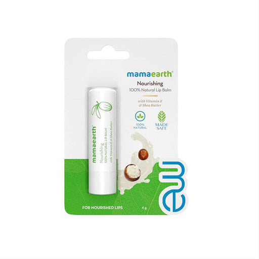 Mamaearth Nourishing Lip Balm Natural with Vitamin E and Shea Butter-4g - FromIndia.com