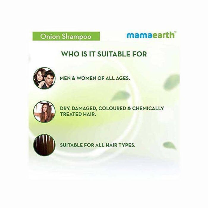 Mamaearth Onion Shampoo-Pump-250 ml - FromIndia.com