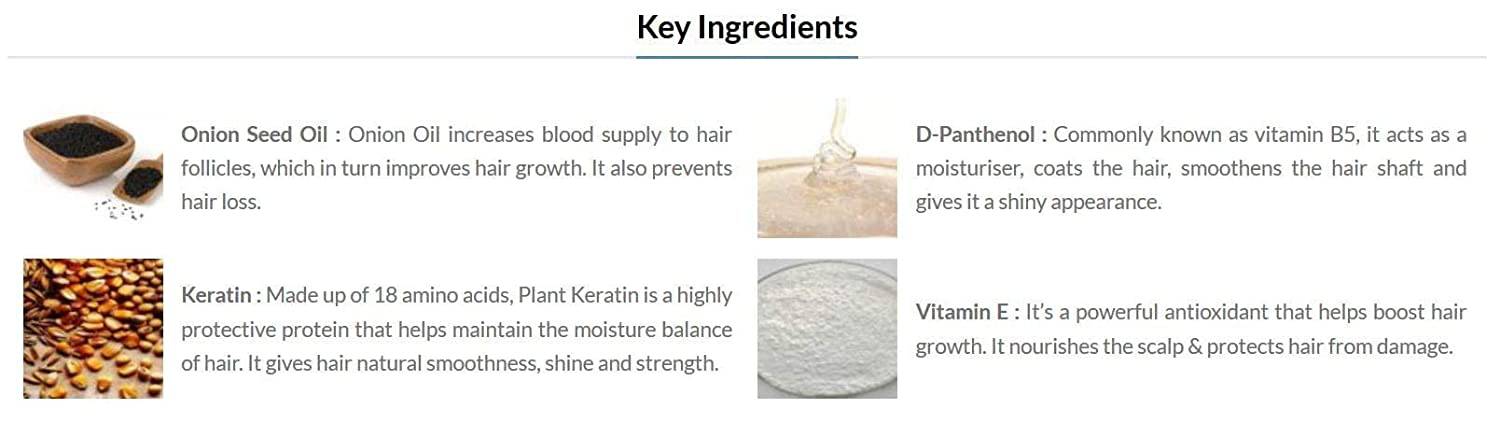 Mamaearth Onion Shampoo-Pump-250 ml - FromIndia.com