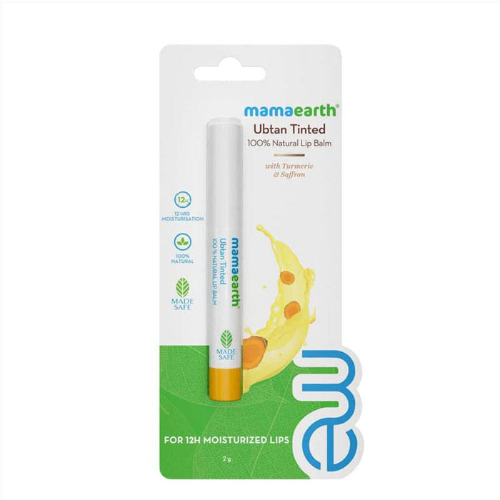 Mamaearth Ubtan Tinted Lip Balm With Turmeric & Saffron - 2 g