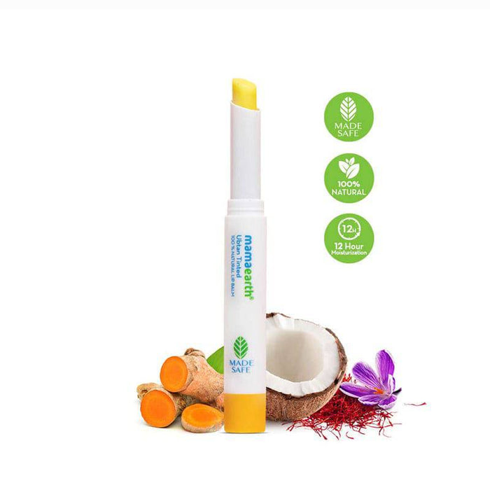 Mamaearth Ubtan Tinted Lip Balm With Turmeric & Saffron - 2 g