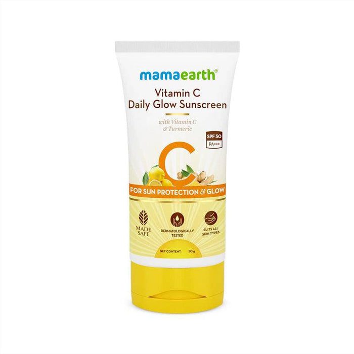 Mamaearth Vitamin C Daily Glow Sunscreen - 50 g