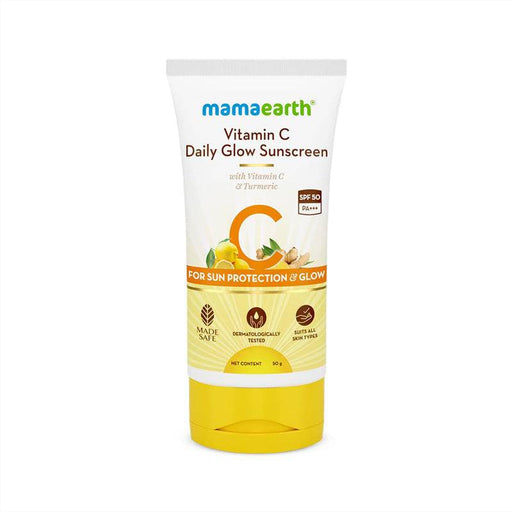 Mamaearth Vitamin C Daily Glow Suncreen-50g - FromIndia.com