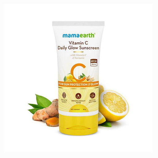 Mamaearth Vitamin C Daily Glow Suncreen-50g - FromIndia.com