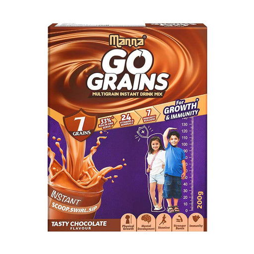Manna go grains chocolate-200g - FromIndia.com