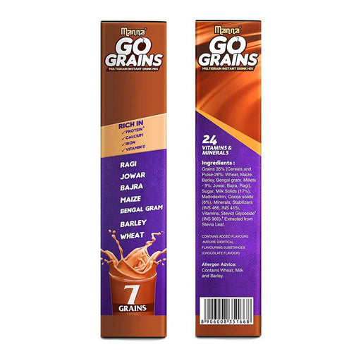 Manna go grains chocolate-200g - FromIndia.com