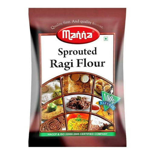 Manna sprouted ragi flour-500g - FromIndia.com