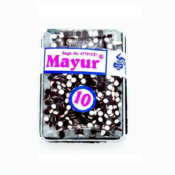 Mayur Sticker Kumkum Bindi Size 10 - Set Of 2