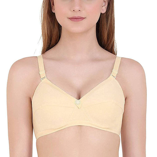 Meejo Ultra Fit Satin Lykra Modern Bra - FromIndia.com