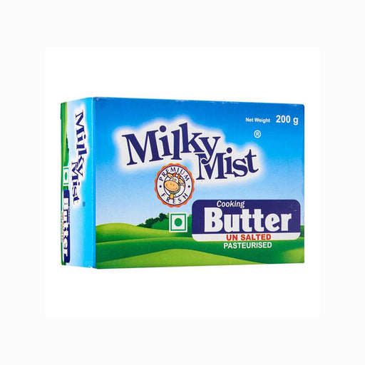 Milky Mist Butter UNSALTED (Chilled) 200 g - FromIndia.com