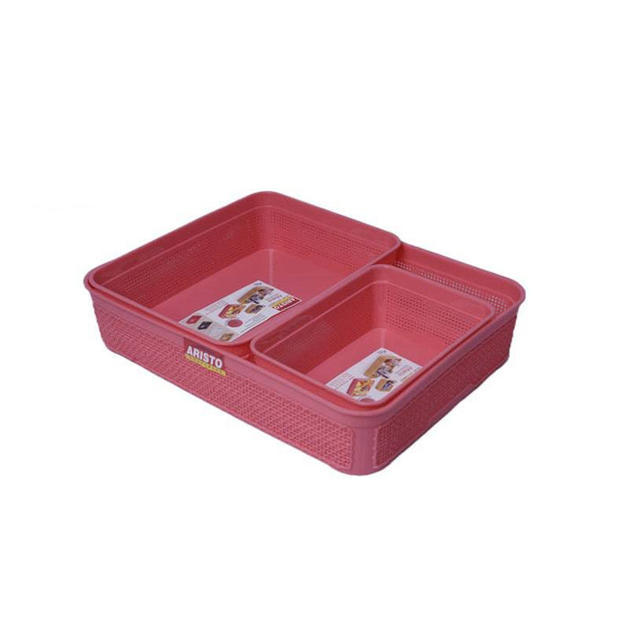 Multipurpose Fridge Nested Tray Set Aristo - Set of 3