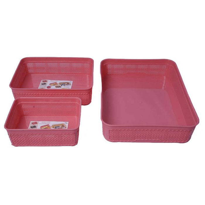 Multipurpose Fridge Nested Tray Set Aristo - Set of 3