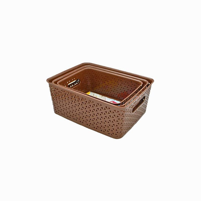 Multipurpose Smart Shelf Basket  - Set of 3