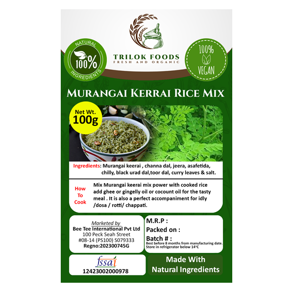 Trilok Foods Murungaikeerai Rice Mix - 100 g