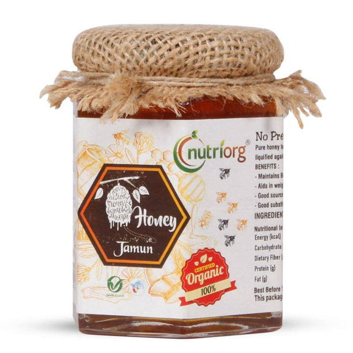 Nutriorg Honey with Jamun Flavor(Certified Organic) - 250 g