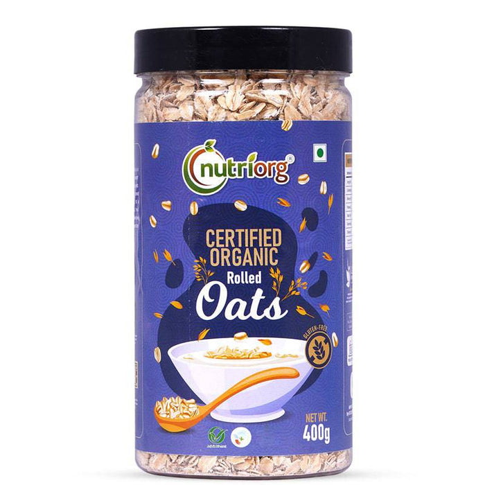 Nutriorg Organic Rolled Oats (Certified ORGANIC) - 400 g