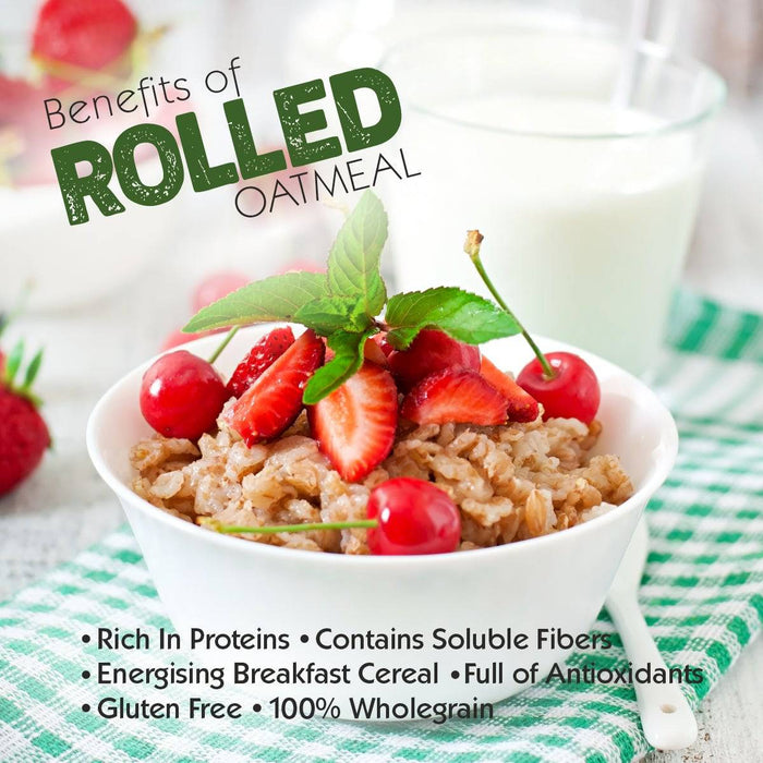 Nutriorg Gluten Free Rolled Oats 500g - FromIndia.com