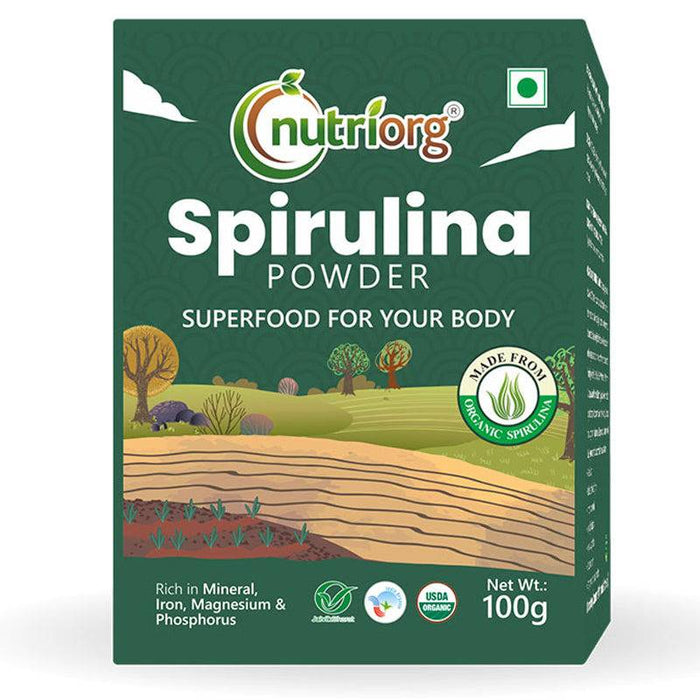 Nutriorg Spirulina Powder 100g - FromIndia.com