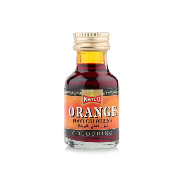 Natco Orange Food Color - 28 ml
