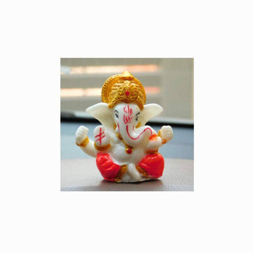 Raja Ganapathy Car Dashboard Figurine - FromIndia.com