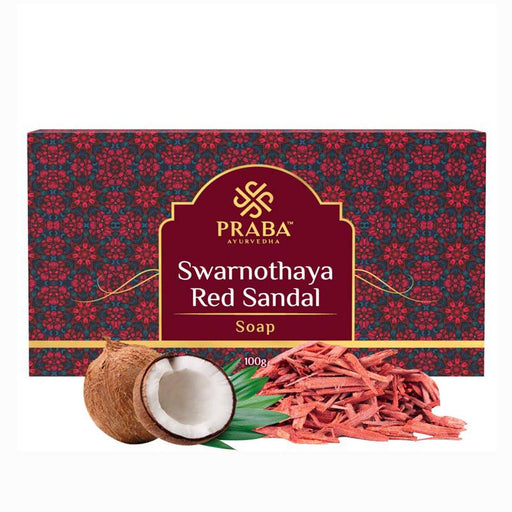 Swarnothaya Redsandal Soap-100gm - FromIndia.com