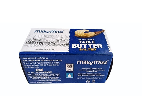 Milky Mist Table Butter SALTED (Chilled) - 500 g
