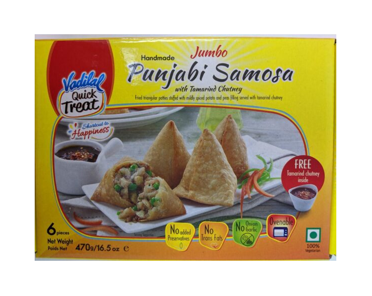 Vadilal Punjabi Samosa (Chilled) - 470 g