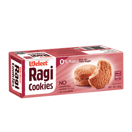 Weleet Ragi Millet Cookies - 90 g