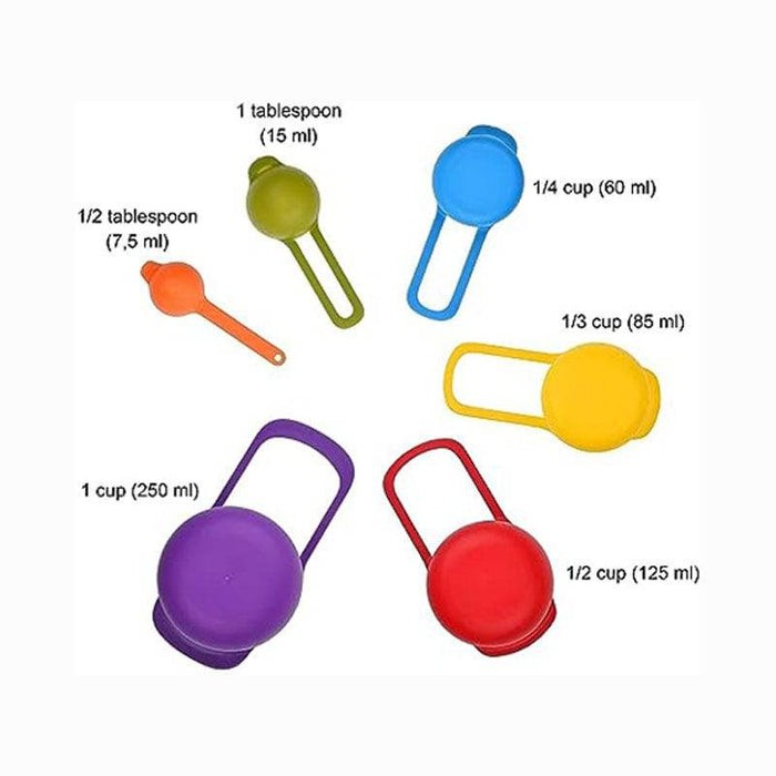 Plastic Measuring Spoons For Kitchen - 1 Set